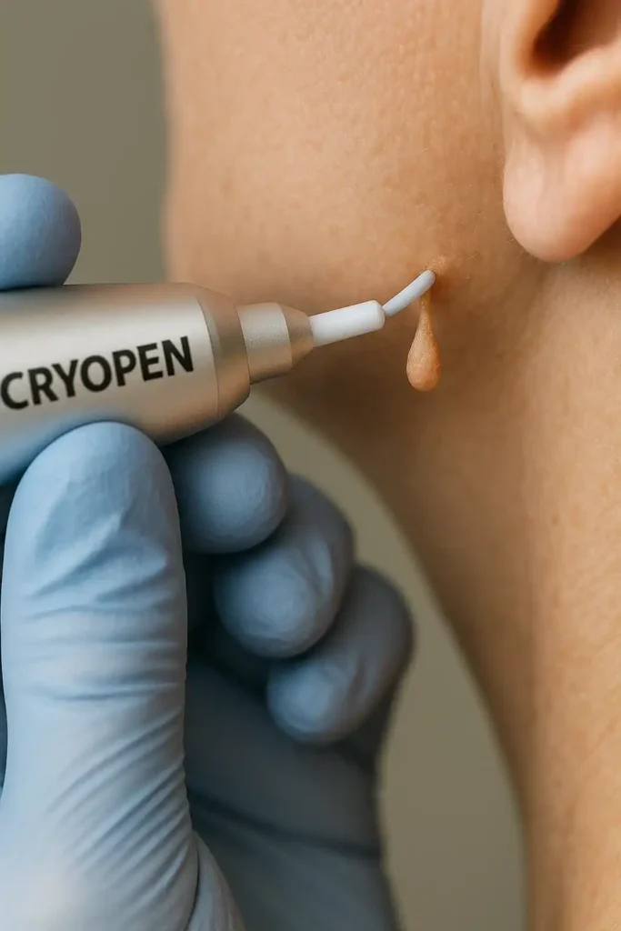 Cryopen for skin tags removal Bow speak to our team today!