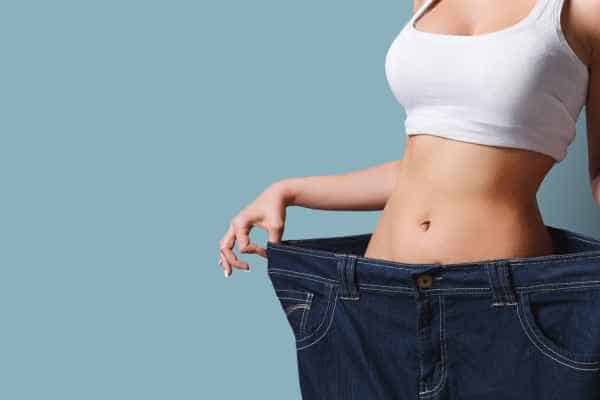 woman after fat reduction treatment Bow