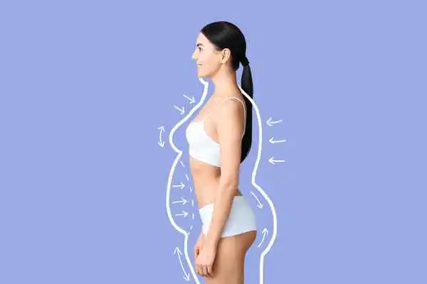 image of woman experiencing fat reduction treatment Bow