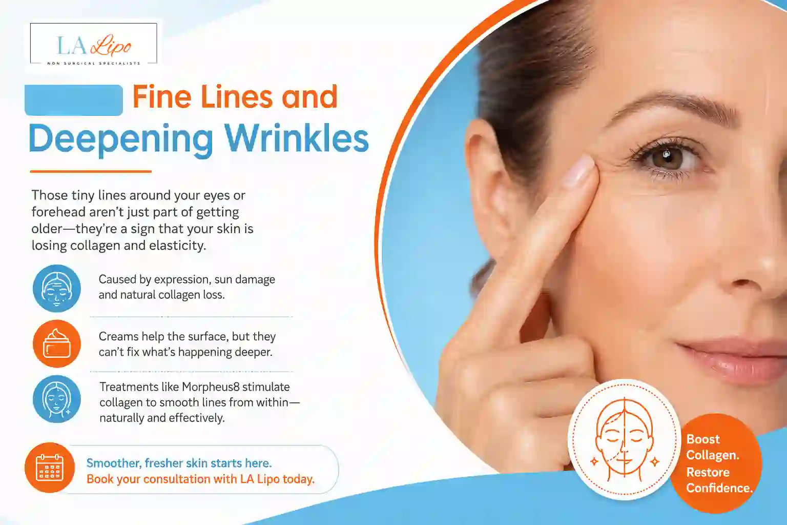 Sign #2: Fine Lines and Deepening Wrinkles Bow