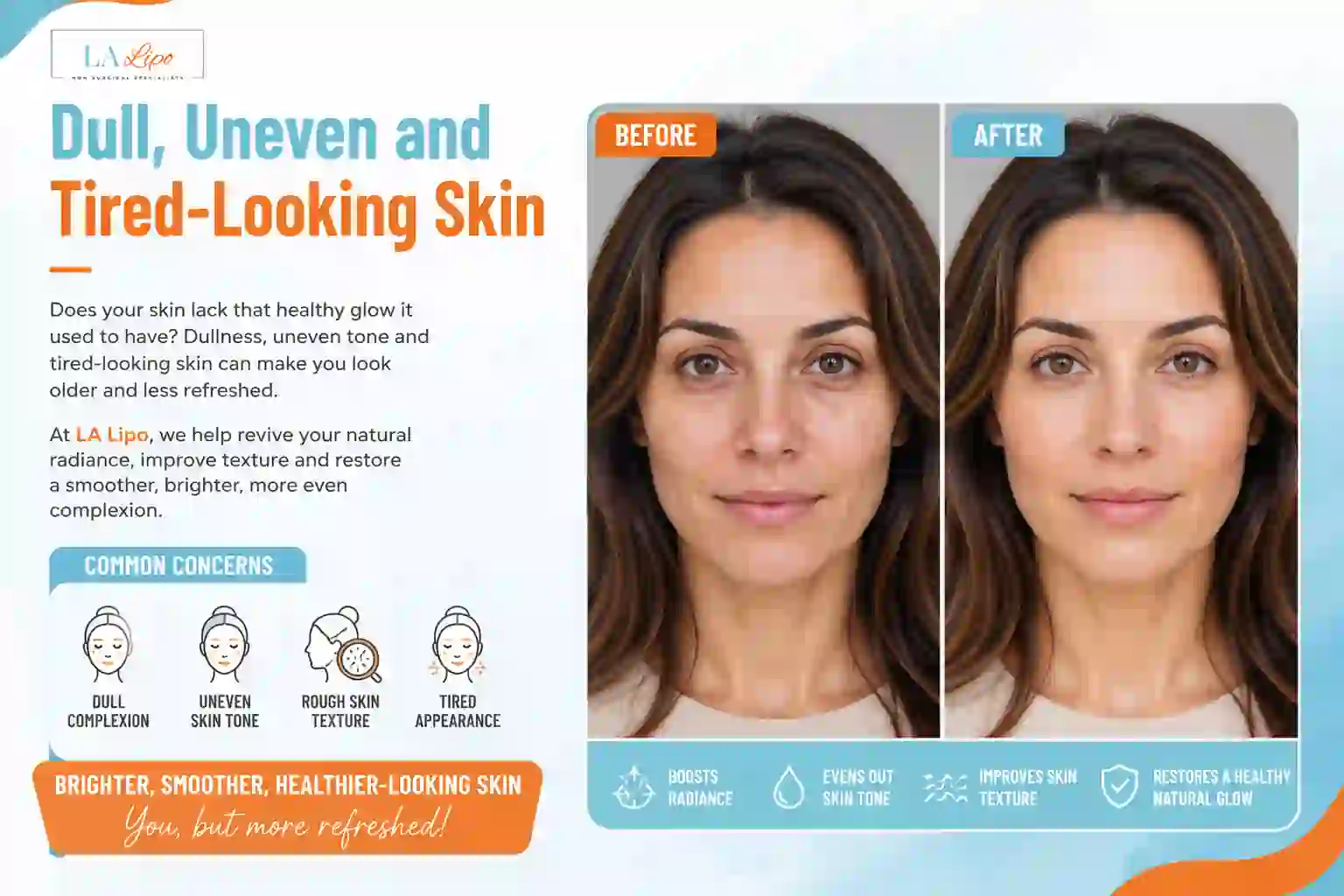 Sign #5: Dull, Uneven and Tired-Looking Skin Bow